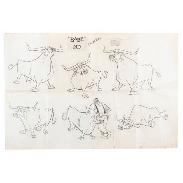 A Babe the Ox Model Sheet