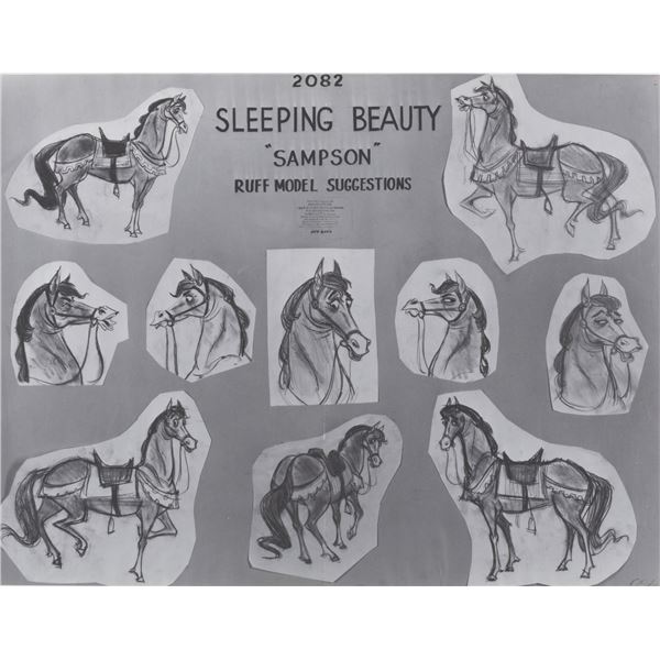 A"Sleeping Beauty" Samson Photostat Model Sheet.