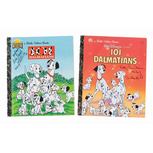 A Pair of Signed "101 Dalmatians" Little Golden Books.
