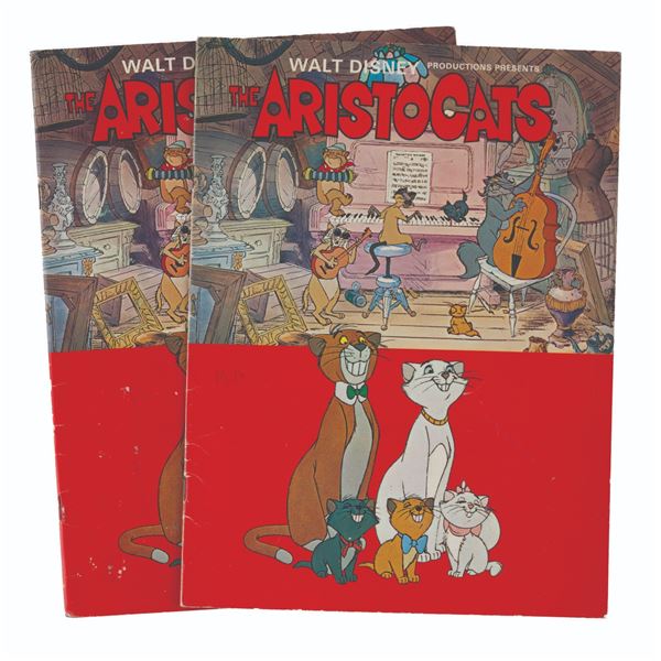 A Pair of "The Aristocats" Pop-Up Press Books.