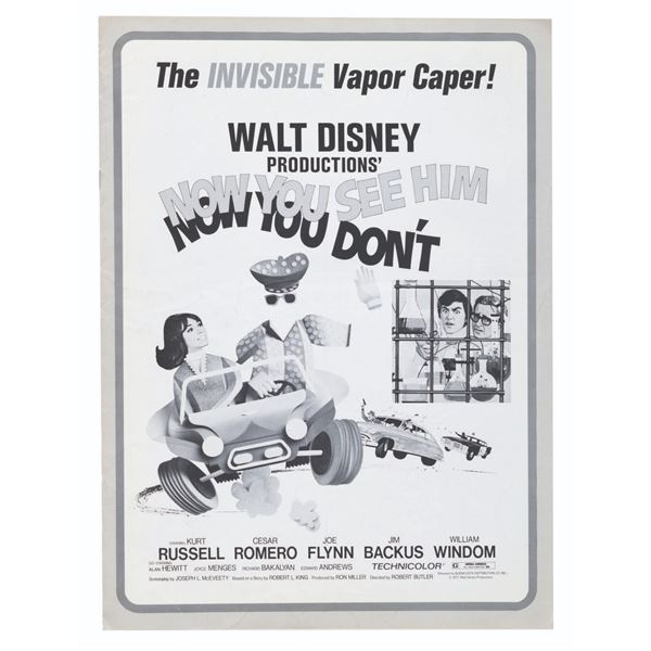 A "Now You See Him, Now You Don't" Press Book.