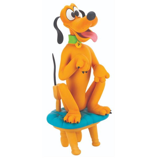 A Disney Store Pluto Display Figure.