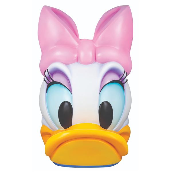 A Daisy Duck Disney Store Merchandise Display.
