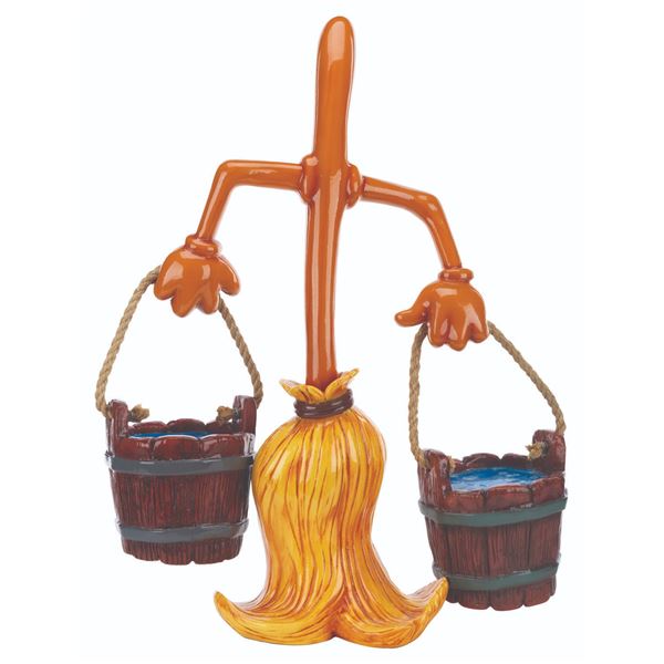A "Fantasia" Enchanted Broom Disney Store Display Figure.