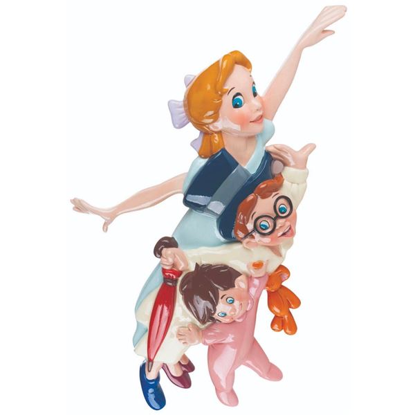 A "Peter Pan" Darling Children Disney Store Display Relief.
