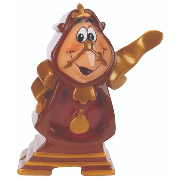 A Cogsworth Disney Store Display Figure.