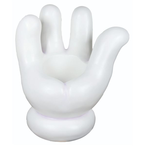 A Mickey Mouse Glove Disney Store Display.