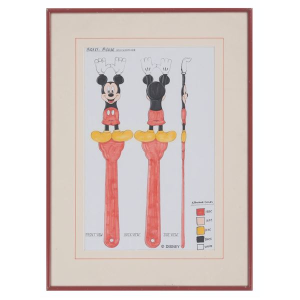 A Mickey Mouse Back Scratcher Design by Doug Strayer.