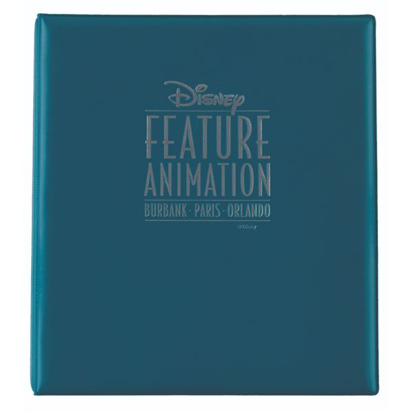 A Disney Feature Animation Binder.