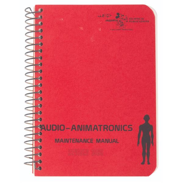 A Revised 1985 WED Imagineering Audio-Animatronic Maintenance Manual.