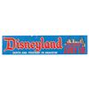 Image 1 : A Disneyland Pre-Opening Bumper Sticker.