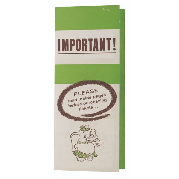 A 1958 Jumbo and Big Ticket Books Flyer.