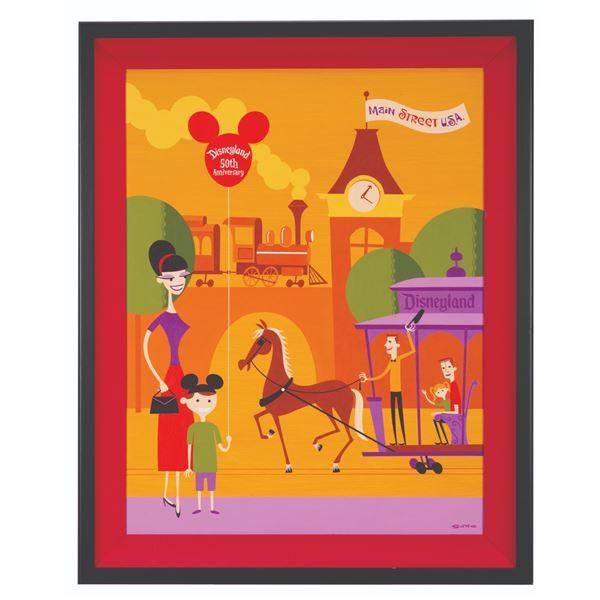 The SHAG Main Street, U.S.A. 50th Anniversary Original Painting.