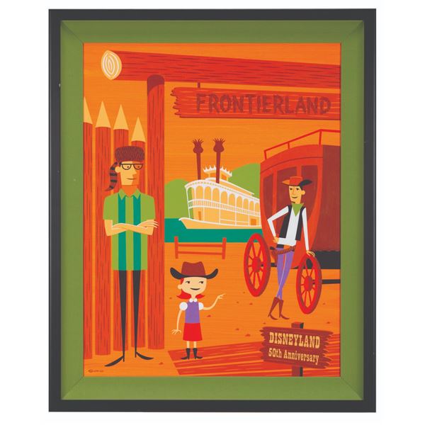 The SHAG Frontierland 50th Anniversary Original Painting.