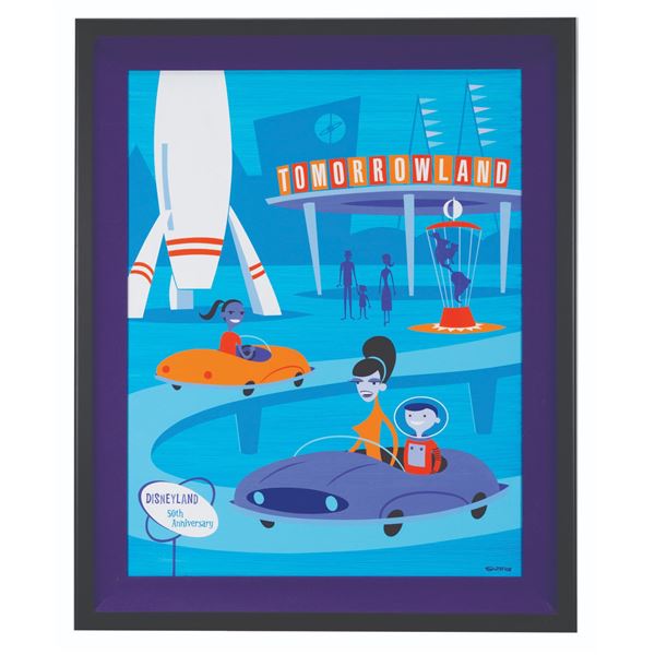 The SHAG Tomorrowland 50th Anniversary Original Painting.