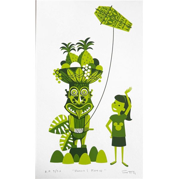 A SHAG Enchanted Tiki Room"Rongo and Roxie" Artist’s Proof.