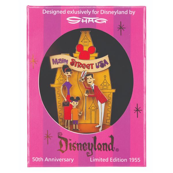 A SHAG Disneyland 50th Main Street, U.S.A. Pin.