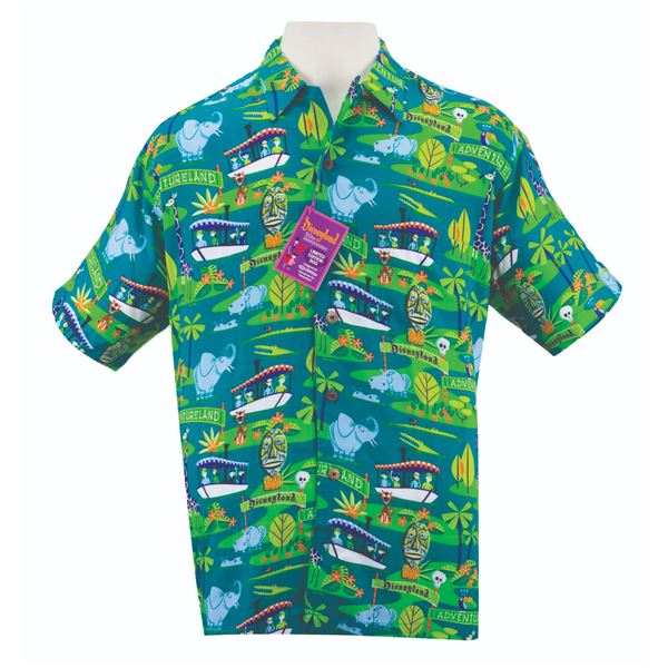 A Disneyland 50th Anniversary SHAG Adventureland Shirt.