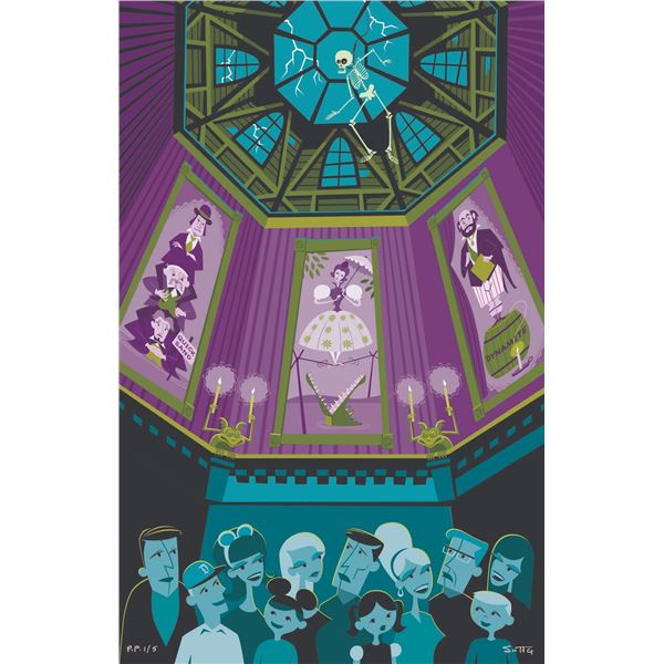 "A Dismaying Observation" Haunted Mansion Print by SHAG.