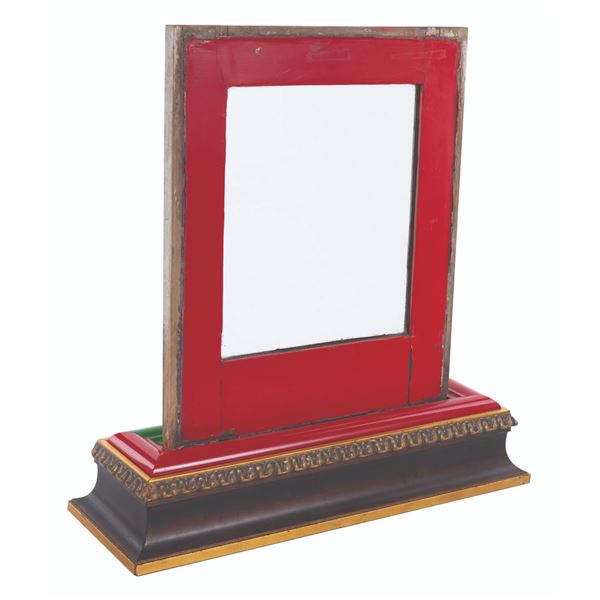 A Disneyland Railroad Train Window.