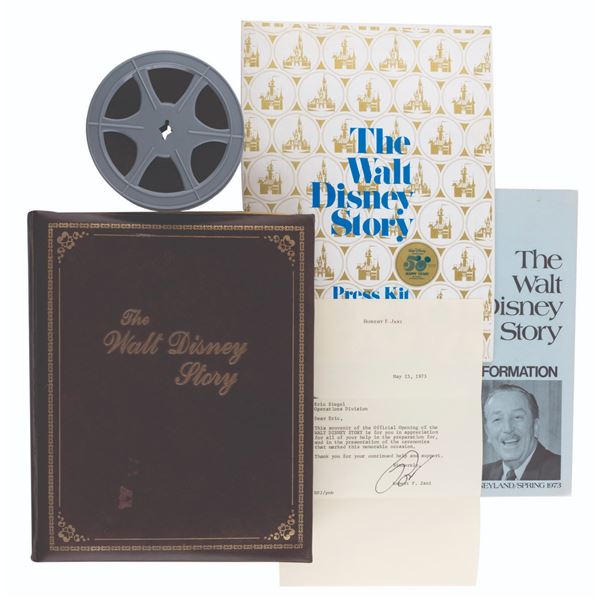 A Collection of The Walt Disney Story Promotional Materials.