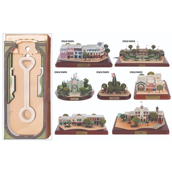 An Olszewski Disneyland Platform and Main Street Buildings Collection.