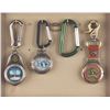 Image 2 : A Framed Collection of Attraction Watches and Carabiner.