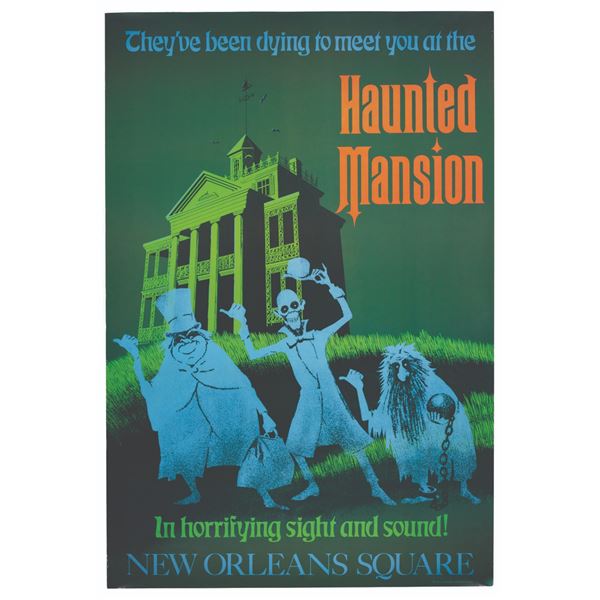 A Haunted Mansion Disney Gallery Attraction Poster.