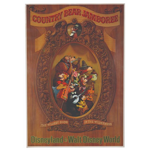 A Country Bear Jamboree Attraction Poster.