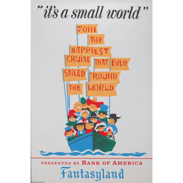 An It's a Small World Attraction Poster.