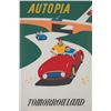 Image 1 : A Tomorrowland Autopia Attraction Poster.