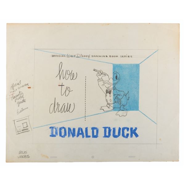 A "How to Draw Donald Duck" Cover Concept Artwork.