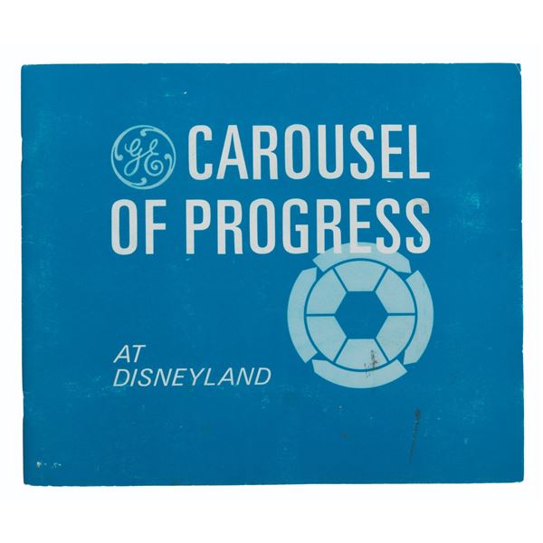 A Cast Member GE Carousel of Progress Booklet.