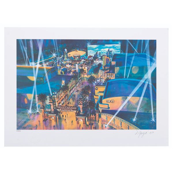 A Signed Artist's Proof Disney’s California Adventure Concept Print.