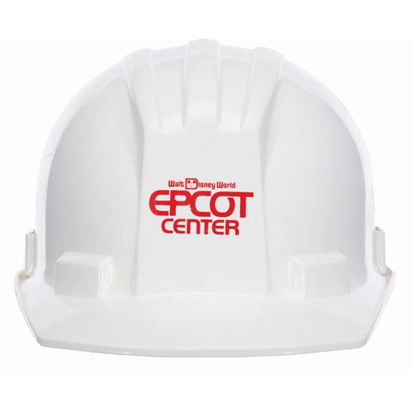 An EPCOT Center Construction Hard Hat.