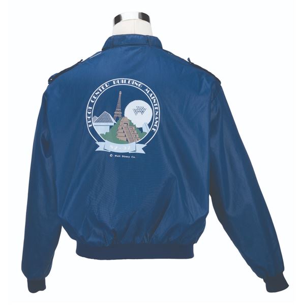 An EPCOT Center Building Maintenance 10th Anniversary Jacket.