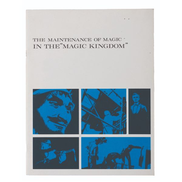 A Maintenance of Magic in the Magic Kingdom Booklet.