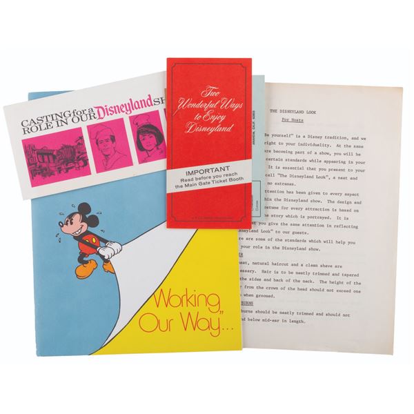 A Working Our Way Booklet & Cast Materials.