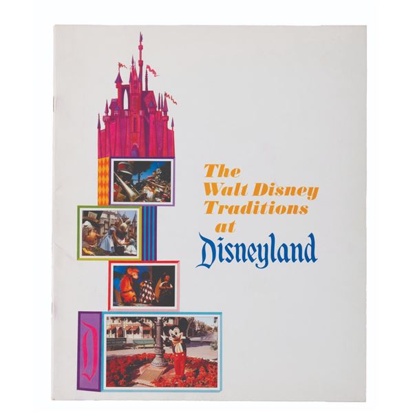 A 1967 "Walt Disney Traditions at Disneyland" Booklet.
