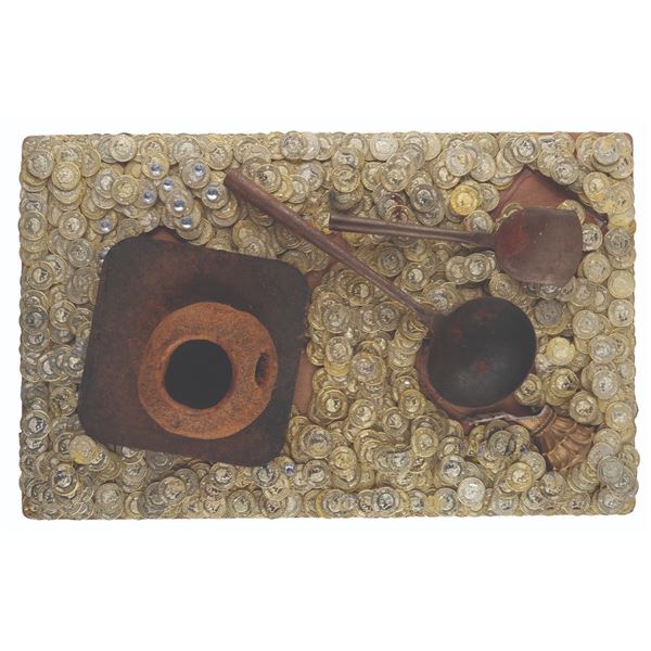 A Pirates of the Caribbean Treasure Prop Collection.