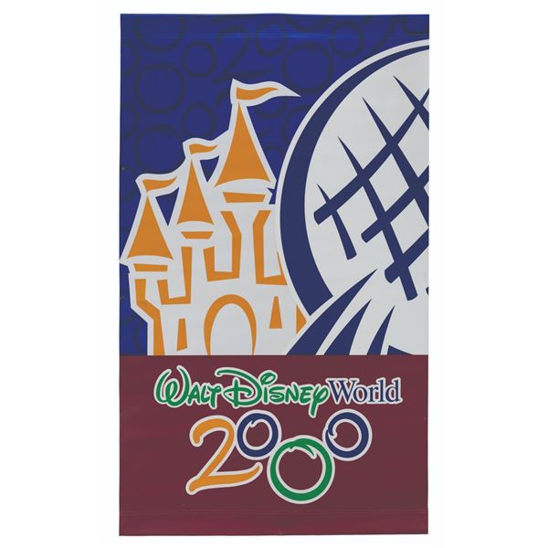 A Walt Disney World 2000 Millennium Celebration Banner.