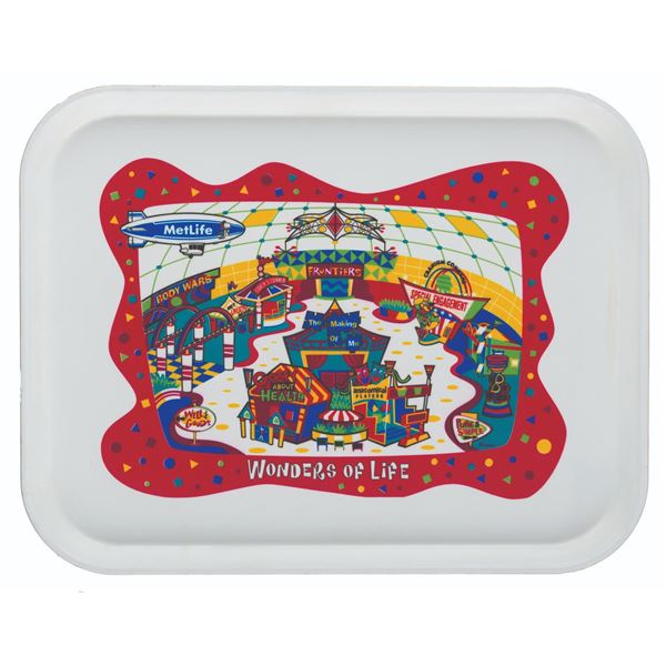 An Epcot Wonders of Life Pavilion Tray.
