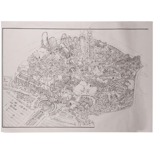 A Hot Go Dreamworld Concept Map Print.