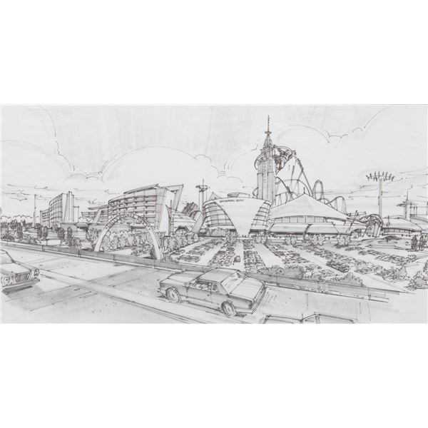 Universal Hollywoodland Germany Concept Art.