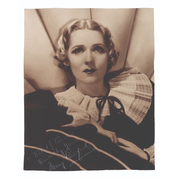 A Mary Pickford Signed Photo.
