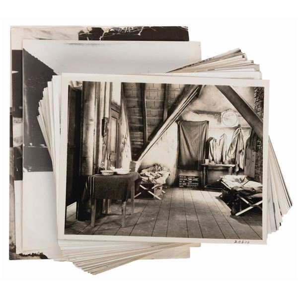 A Set of Harper Goff "The Dawn Patrol" Production Photos.