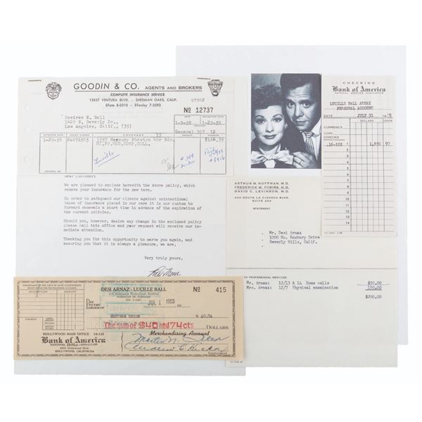 A Collection of Lucille Ball Documents.