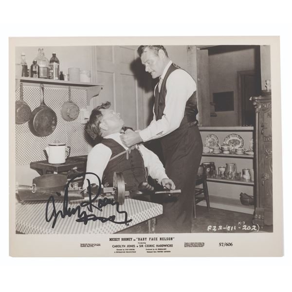 A Signed "Baby Face Nelson" Lobby Card.