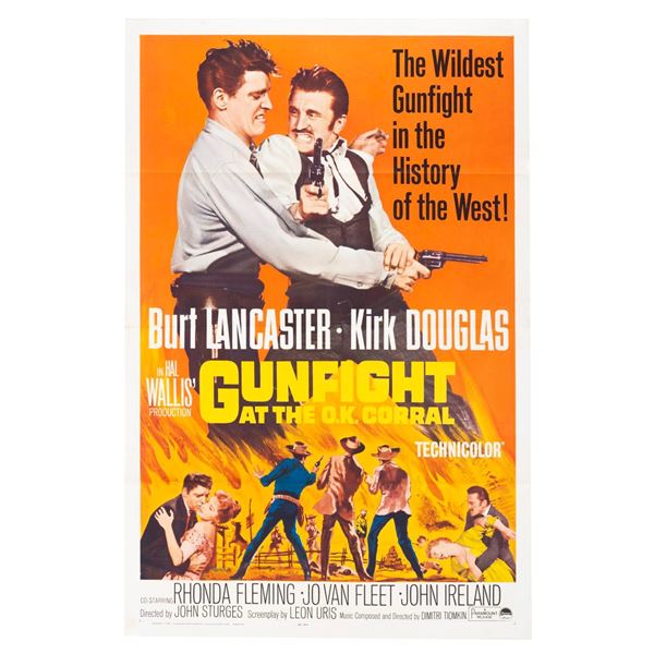 A "Gunfight at the O.K. Corral" One-Sheet.