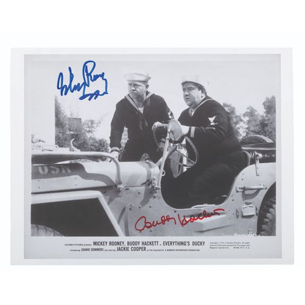 A Signed "Everything's Ducky" Lobby Card.